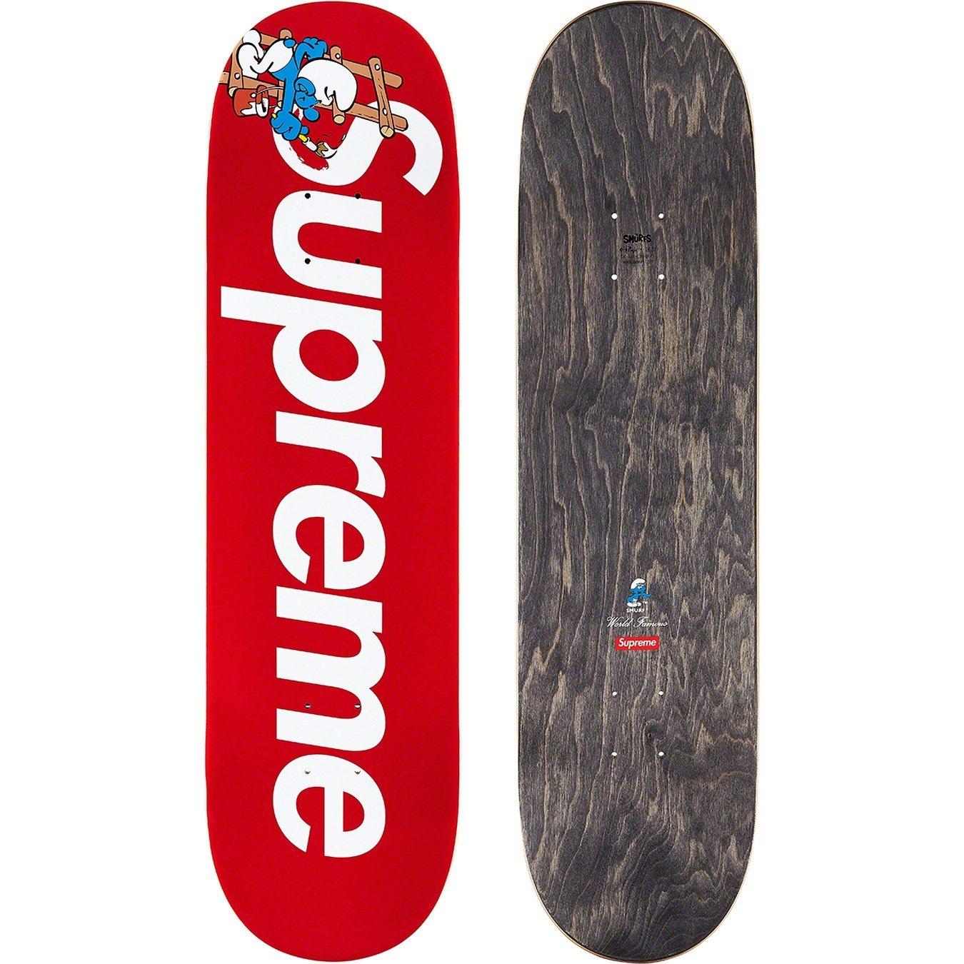Supreme®/Smurfs™ Skateboard view 2
